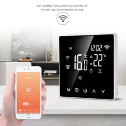 heating thermostat controller Australia - Smart Home Control WiFi Thermostat Electric Floor Heating Water Gas Wall-mounted Boiler Temperature Remote Controller For Google Alexa