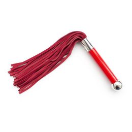 38CM Leather Whip With Lashing Handle Spanking Paddle Scattered Erotic sexy Toys for Adult Games Nightclub BDSM