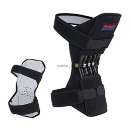 Joint Support Knee Brace Breathable Non-slip Power Lift Pads Powerful Rebound Spring Sport Force Booster