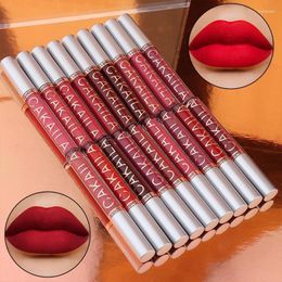 Lip Gloss Korean Matte Lipstick Tint Female Makeup Velvet Long Lasting Women Sexy Red Lipsticks Beauty Supplies Wish22