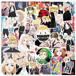 Waterproof 10/30/50Pcs Cartoon Anime Tokyo Revengers Graffiti Stickers Skateboard Guitar Laptop Phone Car Waterproof Sticker Decal Kid Toy Car sticker