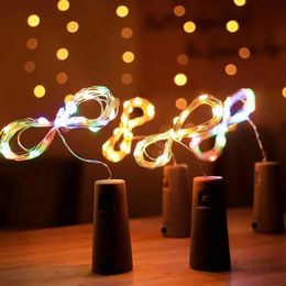 Strings Includes Battery 5m LED Wine Bottle String Light Copper Wire Fairy Lights DIY Cork For Birthday Wedding Christmas DecorLED StringsLE