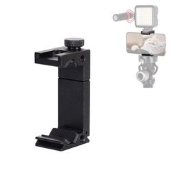 Metall Extendable Telefonhalter für Stativ -Selfie -Stick -Flash -Halterung Leichtständer Mikrofonringlampe DSLR 220622