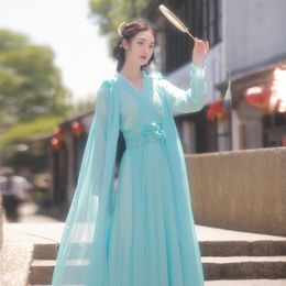 Women's stage wear Han Dynasty Beautiful Princess Cosplay suit Royal gown Chinese Ancient fairy dress vintage costume Asian Hanfu show