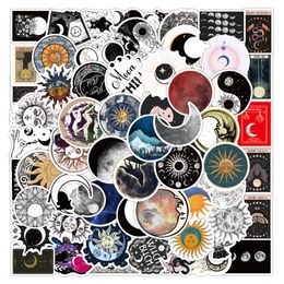 60Pcs Aesthetic Gothic art moon sticker moon goddess Graffiti Kids Toy Skateboard car Motorcycle Bicycle Sticker Decals Wholesale