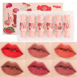 Lip Gloss 1PC Velvet Matte Lipsticks Chestnut Mud Mousse Glaze Long Lasting Orange Milk Tea Bean Paste Colour Cosmetic Kyle22