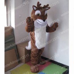 Performance Reindeer Mascot Costumes Halloween Christmas Cartoon Character Outfits Suit Advertising Carnival Unisex Adults Outfit