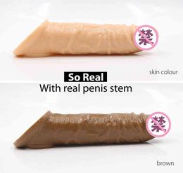 Sex toys masager Wolf Tooth Cover Penis Lengthened Adult Toys NWLW Z13X