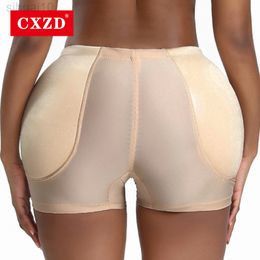 Cxzd Hip Pads Waist Trainer Butt Lifter Shapewear Women Ass Padded Briefs Body Shaper Hip Enhancer Sexy Tummy Control Briefs L220802