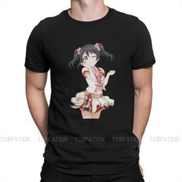 Men's T-Shirts Nico Yazawa Galaxy's Number One Idol Love Live! School Project Series Tshirt Cotton Big Size Clothes Casual
