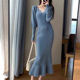 Descuento Nuevos Vestidos Casuales De Invierno 2022 en venta en DHgate.com