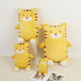 Sleeping Pillow Cute Tiger Biscuit Doll Plush Toy Home Office Back Cushion Pillow