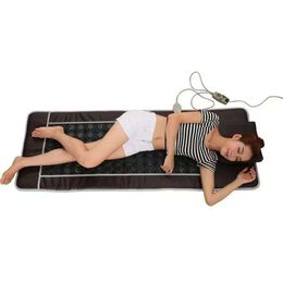 Full Body Back Massager 67"L x 28"W Far Infrared Heating Therapy Nature Jade Stones Pad for Pain Relief