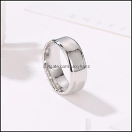 Band Rings Wedding Ring For Men Women Luxury Color Couple Drop Delivery 2021 Jewelry Sexyhanz Dhovi
