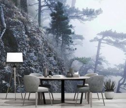 Customise decoration 3d wallpaper living room bedroom forest scenery home decoration background wall sticker papier peint mural