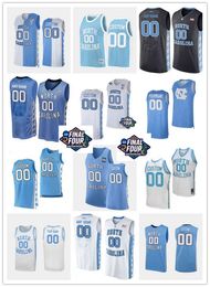 Xflsp 2022 Final Four Custom UNC North Carolina Tar Heels Basketball Jersey 2 Caleb Love Jersey 5 Armando Bacot 11 Day'Ron Sharpe 15 Garrison