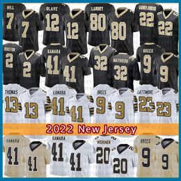 41 Alvin Kamara Jerseys Football 32 Tyrann Mathieu Jersey 2 Jameis Winston 4 Derek Carr Chris Olave Marshon Lattimore Michael Thomas Jamaal Williams Taysom Hill