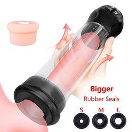 Penis Pump sexy Toys for Men Electric Dick Increase Vacuum Erection Enlargement Enhancer Enlarging Men's Penile