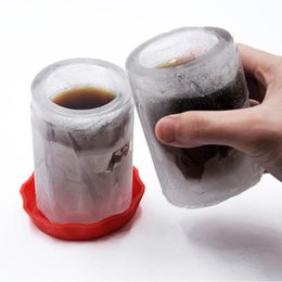 Silicone Ice Cube Mould Cream Maker Multifunction Cup Tray Gel Fixed S Glass Mould Beer Freezing s 220509