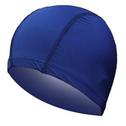 Free Size Swimming Caps For Men Women Elastic Nylon Ear Protection Long Hair Swimming Pool Hat Ultra Thin Bathing Cap