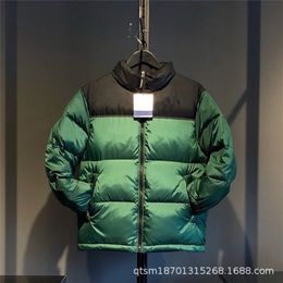 thick winter down jacket collar men down jacket wholesale clothing color matching bread couples a undertakes to TF 201209