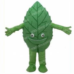 Halloween Green Leaf Mascot Costume High quality Cartoon Character Outfits Suit Adults Size Christmas Carnival Party Outdoor Outfit Advertising Suits