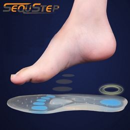 Silicone Gel Insole Shoe Inserts Full Length Shoes Pad Metatarsal Pad Foot Care Bone Spurs Achille Plantar Fasciitis Pad 210402