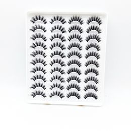lashes 20 pairs 3D Faux Mink Lashes Natural False Eyelashes Dramatic Volume Eyelash Extension Makeup