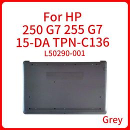 Computer Cables & Connectors Laptop D Shell Bottom Back Cover For 250 G7 255 15-DA TPN-C136 Lid Top Case L50290-001 Grey /Without ODDCompute