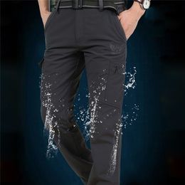 Military Style Tactical Pants Men's Thin Pants Cargo Work Army Breathable Waterproof Quick Dry Men Pants Casual Summer Trousers 201128