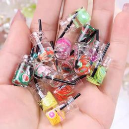 Fruit Tea Charm Pendant Tea Charms Dangle Earring Necklace Pendants for DIY Jewelry Making Craft Earring 1222527