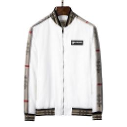 Sleeve Fashion Zipper Men's Jacket Long Print Slim High Quality Designer Windbreaker Men Thin Jacket Autumn Winter Outdoor Size M-3XL 7103