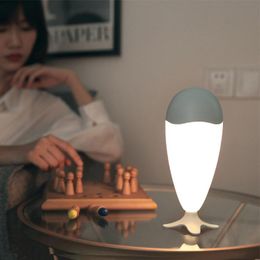 Night Lights Cartoon Flowertail Light USB Charging Touch Dimming Table Lamp Living Room Bedroom Bedside Decoration Holiday GiftNight