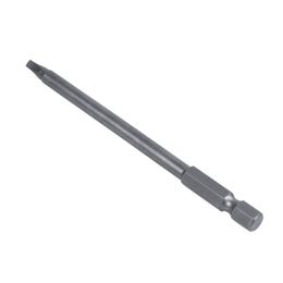 Hand Tools 1/4 Inch Hex Shank 6mm Dia Shaft 100mm Long Square Screwdriver Bit GrayHand