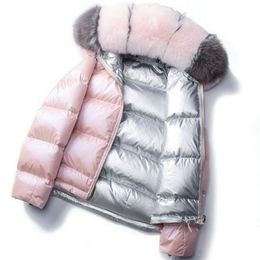 Natürliche Pelz Kragen Warme Parkas Unten Jacke Neue 2019 Winter Jacke Frauen Dicke Schnee Tragen Winter Mantel Weiblichen Jacken DT191104