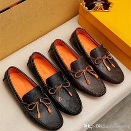 A4 Big size 38-47 Luxury Brands top Leather Fashion Men Business Designer Dress Loafers Pointy Black Shoes Oxford Breathable Formal Wedding Shoe