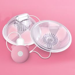 Nipple Stimulation Licking Vibrator Breast Enlargement Masturbator Chest Massage sexy Toys for Women Beauty Items