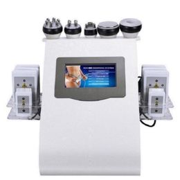 Vacuum Lipo Cavitation Slimming Machine 6 in 1 40K Ultrasound Radio Frequency Face Lift Body Fat Reduction Laser System fat Loss Beauty