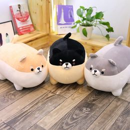 Fat Shiba Inu Plush Toy Soft Plushie Stuffed Animal Cartoon Dog Pillow Doll Cute Baby Toy Room Decoration Birthday Gifts for Kids