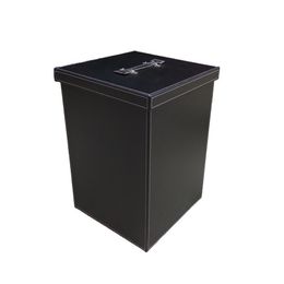 High-grade leather model shoe box recycling basket villa model house sales office storage box storage box dirty clothes barrel T200224