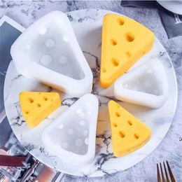 Cheese Shape Silicone candle Mould Scented Mousse Cake Moulds soap Mould Chocolate Fondant Pastry Baking Decorating Tools Bakeware