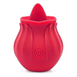 10 Frequency Women G-Spot Tongue Licking Massager Rechargeable Nipple Stimulation Adult Female Masturbating sexy Toy for Couples Beauty Items