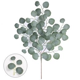 Decorative Flowers & Wreaths Silk Artificial Eucalyptus Leaf Plant Vine Flower Vase For Home Wedding Living Room Table Arrange Decor Diy Scr