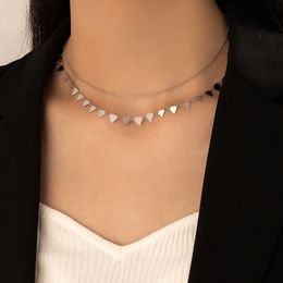 Bohemian Moon Star Pendant Neckalce for Women Charms Multilayer Msp Tassel Alloy Metal Chain Choker Jewellery Collar