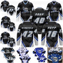 CeoDanbury Trashers Jersey GALANTE Brad Wingfield Rumun Ndur Brent Gretzky Luke Sellars Regan Kelly Mike Rupp Scott Stirling Jon Mirasty FLY