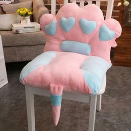 cushioned bench UK - Cushion Decorative Pillow Bear Conjoined Cushion Office Chair Floor Thickened Student Dining Bench Ass Kawaii Decorative PillowsCushion Deco