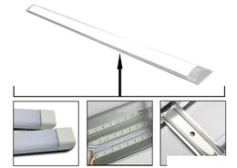 Surface Mounted LED Batten Tube Antifog Ultra Thin elongated Ceiling light 4ft 54W purification indoor lamp AC85-265V