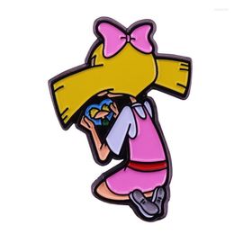 Pins Brooches P5575 Dongmanli Creativity Hard Enamel Pin Badge Backpack Collar Lapel Anime Figures Jewelry Kirk22