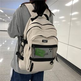Mayanyan Korean Version of The Campus Harajuku Backpack Print Simple Hundred-Ride Oxford Shoulder Bag Unisex