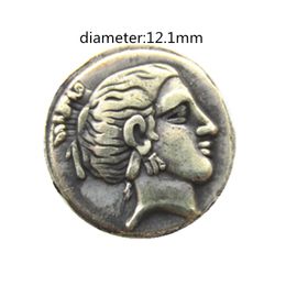 G62 Greece Ancient Silver Plated Craft Copy Coins metal dies manufacturing factory Price